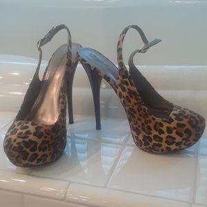 cheetah heels